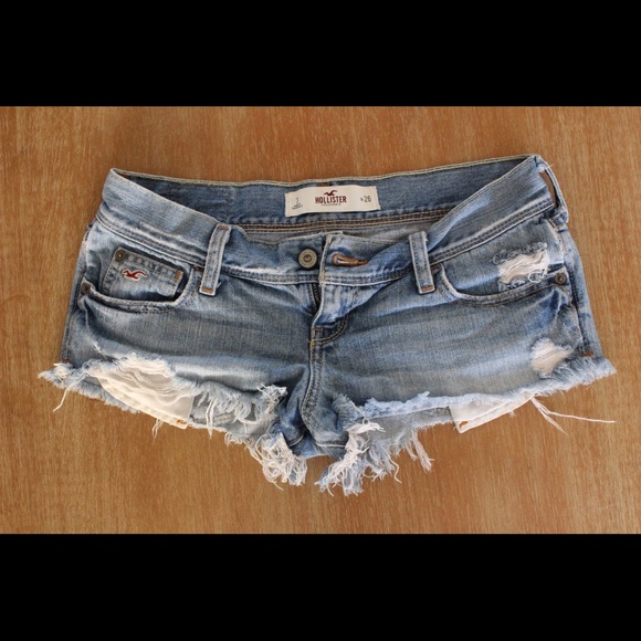Hollister Pants - Distressed Hollister shorts!